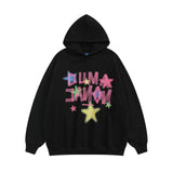 Men Hoodie Letter XINGX Printed Pullover Sweatshirt