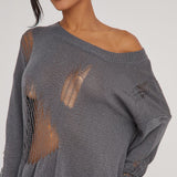 Women's Desses Knitted Dress Autumn Women's Long-Sleeved Skirt