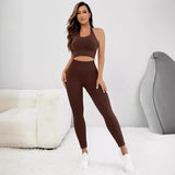 Women Co-Ord Set Tight Design Sports Suit Fitness Yoga Wear