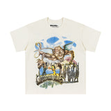 Travis Scott T-Shirt Travis Scott Utopia Tour Casual Print Short Sleeve T