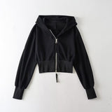 Women T-shirt Autumn Leisure Minimalist Hooded Sweater Women's Loose Long Sleeve