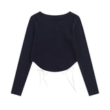 Women Long Sleeve T-Shirt Long Sleeve T-shirt Women's Spring and Autumn Lettered Casual Street