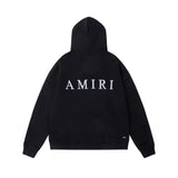 Amiri Hoodie OW Embroidery Letter Hooded Sweater for Men and Women