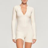 Women Jumpsuit Winter Long Sleeve Knitted Sweater Jumpsuit