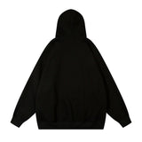 Men Hoodie Letter Printed Hoodie Men's Loose Oversize Hip Hop Long Sleeve Hoodie