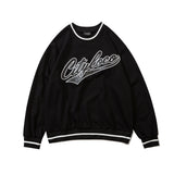 Men Hoodie round Neck Sweater Men's Autumn and Winter Casual Loose Bottoming Shirt