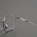 CHH Chrome Hearts Glasses Double Beam Ultra Light Titanium Frame Myopia Glasses Frame