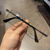 CHH Chrome Hearts Glasses Pure Titanium Square Myopia Glasses Frame