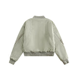 Unisex Jacket Winter Minimalist Flight Suit Cotton-Padded Coat