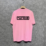 Purple Brand T Shirt Short Sleeve T-shirt Blouse