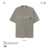 American vintage street T-shirt loose cotton summer men