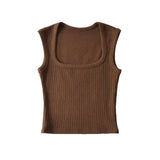 Women Camisole Amoi Cashmere Texture Vest
