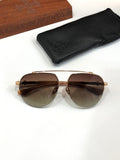 Chrome Hearts Sunglasses Light Luxury Fashion Exquisite Half Frame Sunglasses