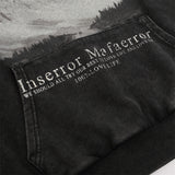 Men Hoodie Printed Washed Distressed Pullover Men's Spring and Autumn Loose Casual