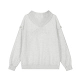Men Hoodie Hooded Sweater Men's Sleeve Hoodie Top Loose