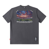 Men T Shirt Hip-Hop Street Spring/Summer Loose Casual Short Sleeve T-shirt