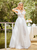 Slutty Wedding Dress Sexy V-neck Slim Fit Wedding Dress