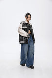 Unisex Jacket Autumn Couple Contrast Color Jacket Women's Clothing