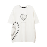Men T Shirt Printed Short-Sleeved T-shirt Men's Loose Casual