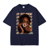 Rapper 21 Savage Graphic Tshirt Men's Hip Hop Vintage