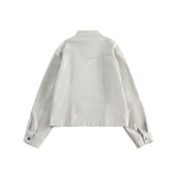 Unisex Jacket Autumn Retro Shoulder Pu Coat Women's Clothing