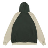 Men Hoodie Hooded Sweater Men's Letter Color Matching Sports Hoodie Loose