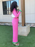 Women Sweater Dress Knitted Dress Suit Women Autumn and Winter