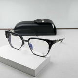 CHH Chrome Hearts Glasses 925 Sterling Silver Eyebrow Frame Side Hollow Structure Glasses Frame