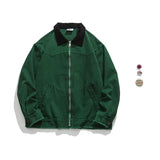 Unisex Jacket Autumn Stitching Washed Jacket Coat Women's Clothing