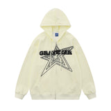Men Hoodie Sweater Jacket Men's Loose Casual Spring and Autumn Hooded Cardigan