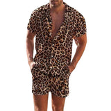 Men Co-Ords Spring Shirt Men Loose Casual Two-Piece Suit