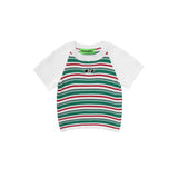 Women Sweater Short Sleeve Knitted T-shirt Women's Summer Casual Short