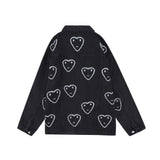 Men Denim Jacket Loose Three-Dimensional Jacket Men's Ins Jacket