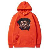 Rapper 21 Savage Big Head Graphics Hoodie Male Gothic