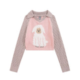 Women Sweater Women's Fall Color-Blocking Long Sleeve Sweater