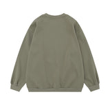 Men Hoodie Printed Loose Sweatshirt Men's Spring and Autumn Long Sleeve round Neck