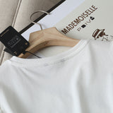 Women T-Shirt Women's Summer Simple Style round Neck
