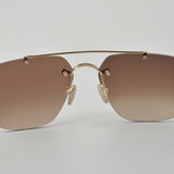 Chrome Hearts Sunglasses Frameless Ultra Light Titanium Pilot Sunglasses