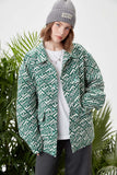 Unisex Jacket Autumn Yarn-Dyed Jacquard Coat Women's Clothing