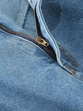 Women Skirt Spring Vintage Denim Skirt Skirt