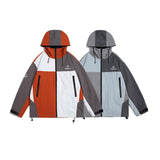 Unisex Jacket Autumn Double Zipper Hooded Jacket