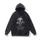 Unisex Vintage Hoodie print wash hooded sweater