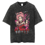 Men Streetwear T Shirt Japanese Harajuku Tshirt Anime