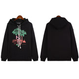 Palm Angle Hoodie Palm Angels Coconut Print Hoodie Sweater for Men and Women