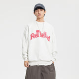 Unisex Hoodie Vintage Sweater Men's Loose Printed Crew Neck Top