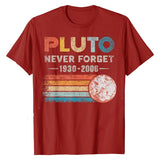 Pluto Never Forget Vintage Funny Lover Gift T-Shirt