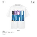 American vintage street T-shirt pure cotton retro men's and women's summer loose