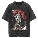Mens Vintage T Shirt Streetwear Harajuku Japan