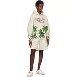 Palm Angle Hoodie Palm Angels Letter Cut Hooded Sweater Men's and Women's Hoodies Coat