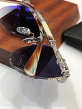 Chrome Hearts Sunglasses Light Luxury Fashion Exquisite Half Frame Sunglasses